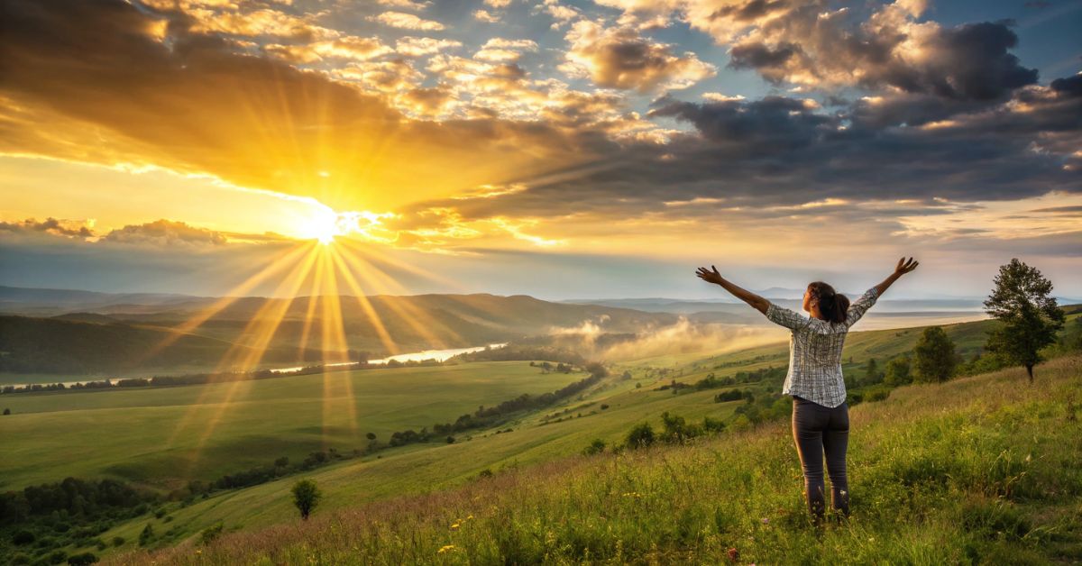 Oração da Manhã Esperança no Nascer do Sol